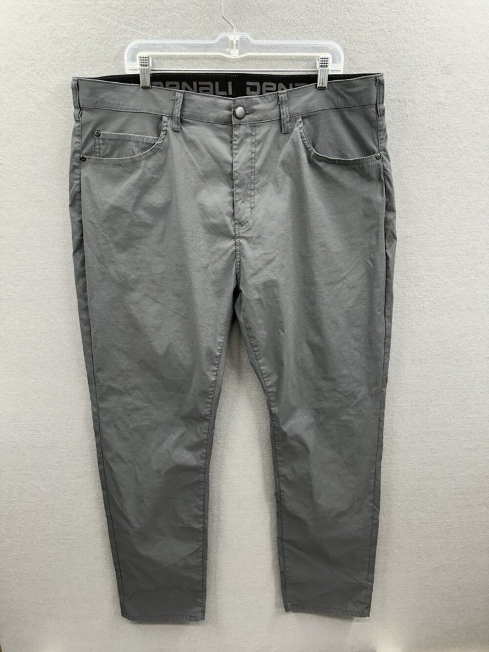 Denali Technical Pants Mens 40x32 Gray Casual Chino Flat Front Comfort Fit